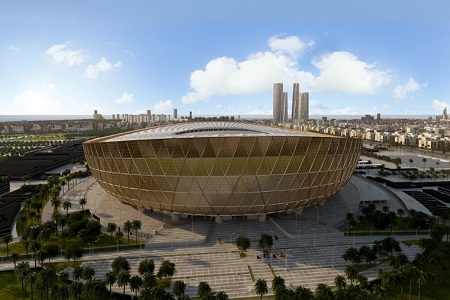 stade de Lusail, prêt à accueillir la finale de la Coupe du Monde au Qatar